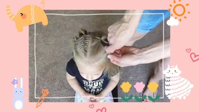 Прически/Hairstyles/Простые повседневные прическа для девочек/Simple daily Hairstyle for girls смотреть онлайн