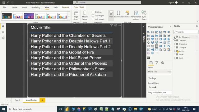 Visual Tooltip in Power BI and how to create ? смотреть онлайн