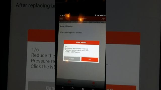 Prius Alpha 2014 General Air Bleeding To Launch X431