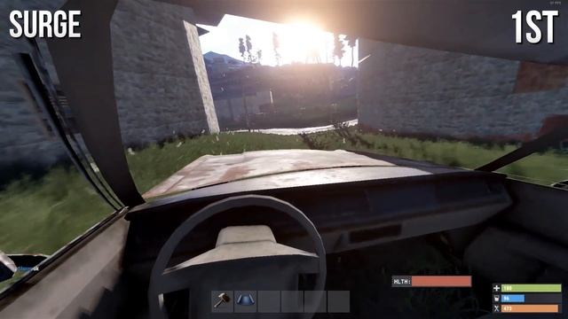 INSANELY FAST CAR RACING IN RUST - Admin Abuse? смотреть онлайн