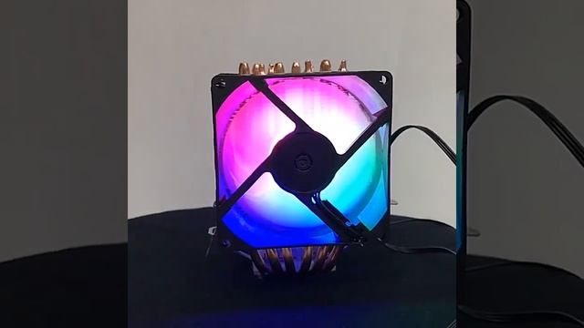 LANSHUO CPU Cooler 6 heat pipes 4pin PWM RGB cooling fan for PC,#cpucool,zhouchengkai.aliexpress.co смотреть онлайн