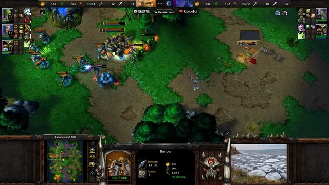 Таурен +14 Силы! Lyn (ORC) против Colorful (NE) (Concealed Hill) смотреть онлайн