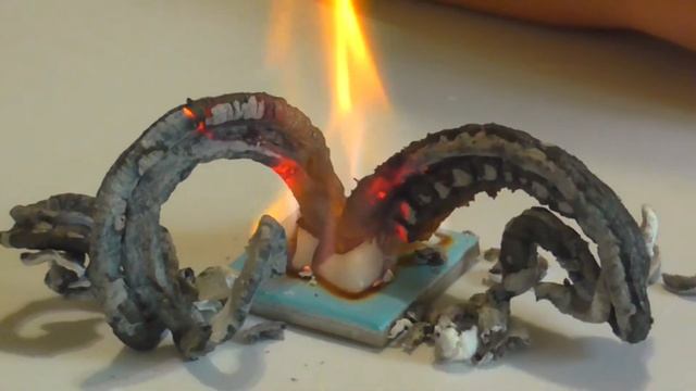 Делаем опыты. Фараонова змея и Огненная надпись. смотреть онлайн