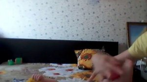 Массаж.Снимаем тонус у ребёнка в ногах мячиком