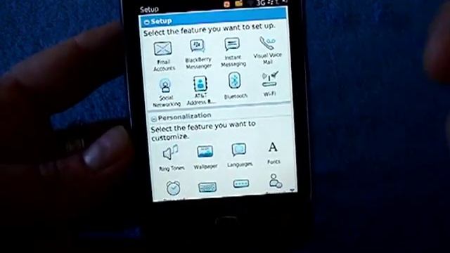 BlackBerry 9800 (Torch) first power on смотреть онлайн