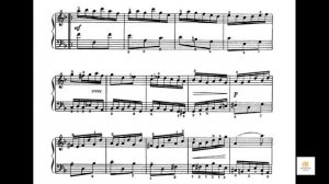 И.С. Бах. Маленькая прелюдия РЕ минор №3