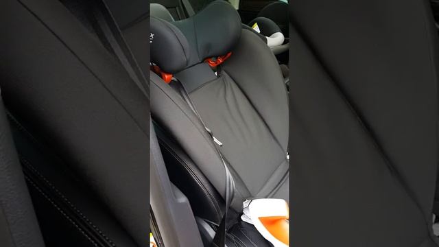 Наклон спинки в детском автокресле Britax Romer KID II Cosmos Black Trendline смотреть онлайн