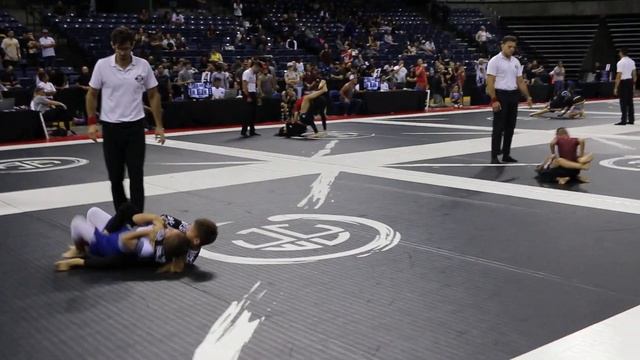 7 year old - JJ World League American Open Stockton 6/25/22 Nazary Perkov Grey belt NoGi # 1 смотреть онлайн
