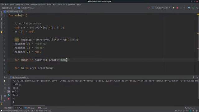 Ngulik Kotlin (Basic) #11 - Nullable Array смотреть онлайн