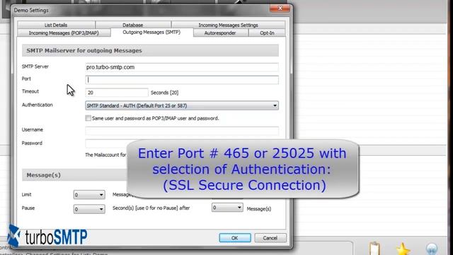 How to configure MailList Controller with turbo SMTP service provider смотреть онлайн