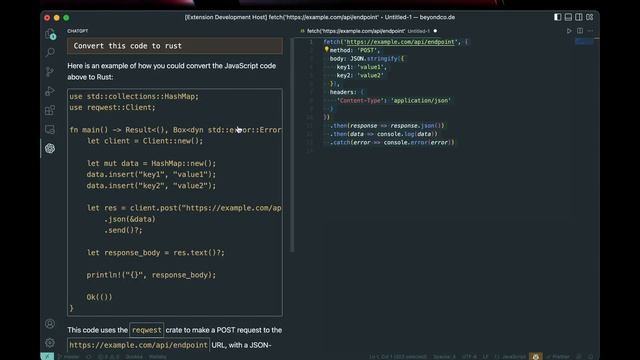 ChatGPT for VSCode смотреть онлайн