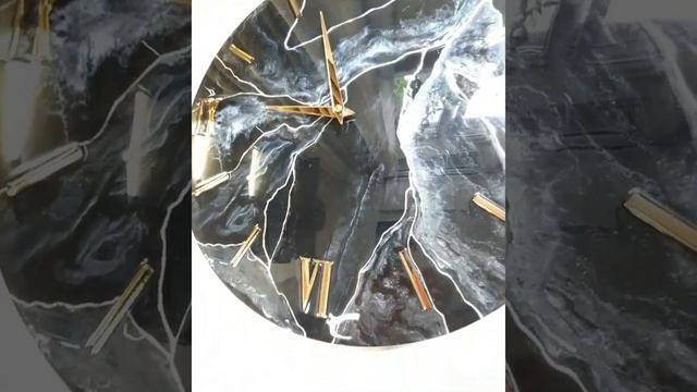 Часы "TIME" из эпоксидной смолы. Виктория Евтушенко. смотреть онлайн