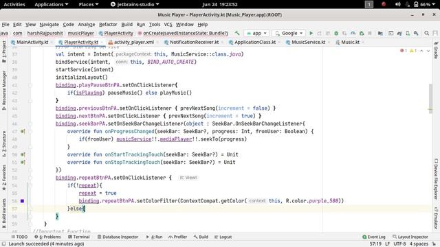 43.Repeat Song Feature | Music Player Application | Android Development Kotlin in Hindi смотреть онлайн