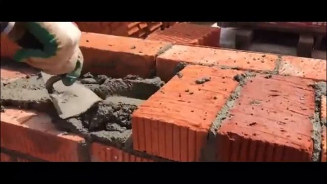 Кладка рабочего кирпича