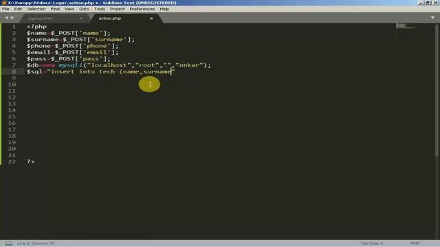 How to make signup and login system in php and mysql||part-2||Tech With Onkar смотреть онлайн