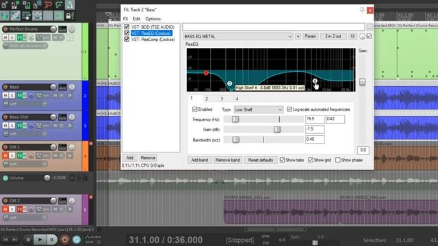 Mixing Metal Drums And Bass In Reaper смотреть онлайн