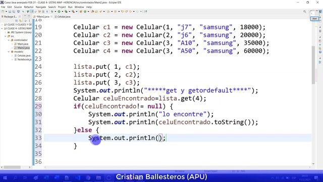 Listas Map HashMap con objetos en JAVA isEmpty containskey value remove replace getordefault PART2/ смотреть онлайн