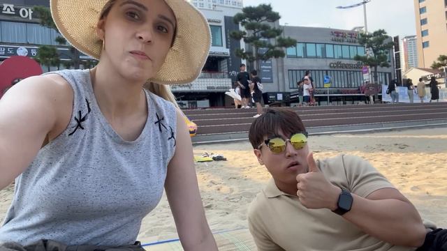 How my Korean Husband dates me on the Korean Beach (THIS IS THE REALITY!!) смотреть онлайн