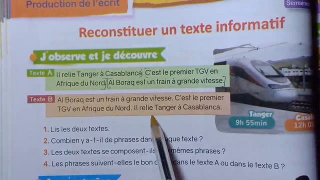 Le Nouvel Espace De Français 4e année page 34 смотреть онлайн