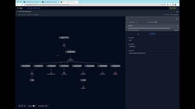 Helios OpenTelemetry trace visualization tool смотреть онлайн