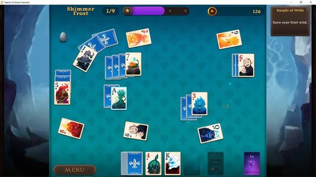 Faerie Solitaire Harvest New Player Tutorial: Shimmer Frost 1 смотреть онлайн