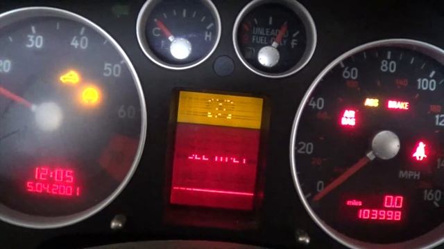 2001 Audi TT 1 8T 225hp AMU Engine Test 103k Miles