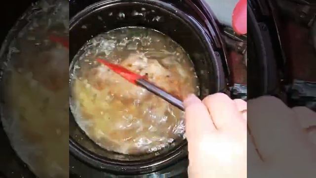 суп с гречкой в мультиварке.