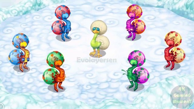 Prismatic Dandidoo - all versions (My Singing Monsters: Dawn Of Fire) 4k смотреть онлайн