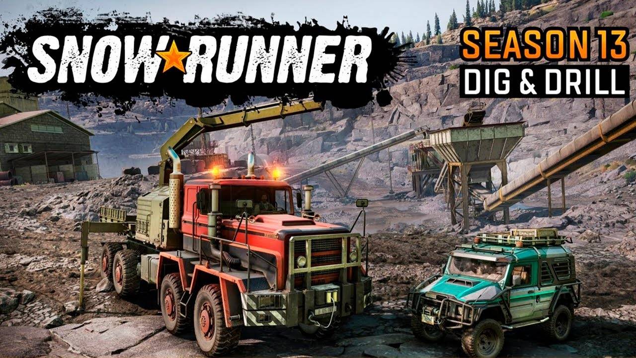 SnowRunner - Season 13: Dig & Drill - Казахстан 🔴 [Стрим #1] начинаем новый регион