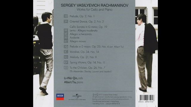 Sergei Rachmaninov Prelude in D Major Op.23 No.4 arranged for Cello & Piano смотреть онлайн