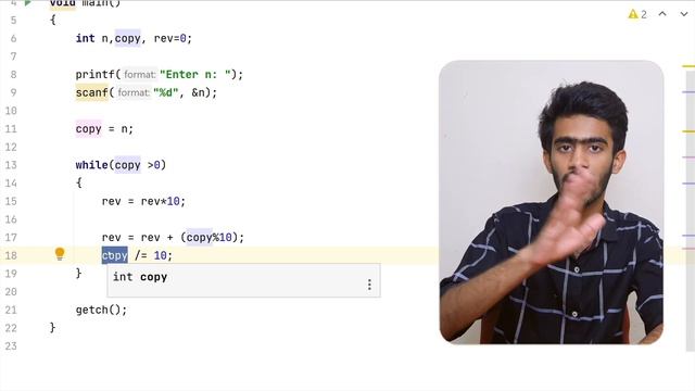 Palindrome Number | C Programming for Beginners Ep - 19 | Tamil | code io смотреть онлайн