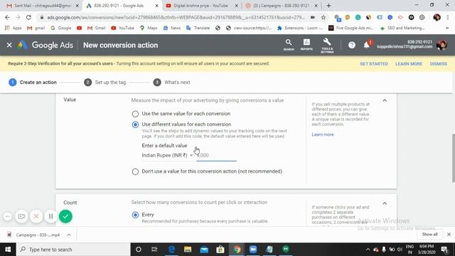 Conversion tracking in Google Ads 2020| Google Ads website conversion tracking смотреть онлайн