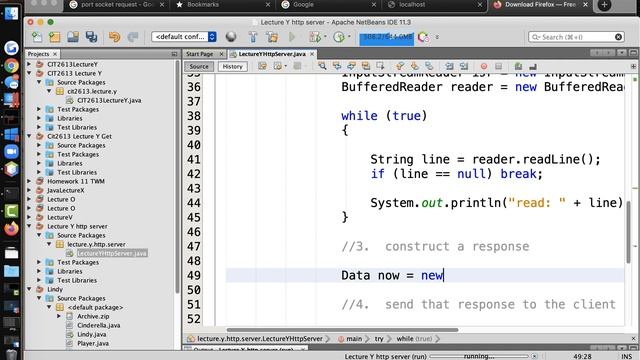 CIT2613 Lecture Y HttpServer смотреть онлайн