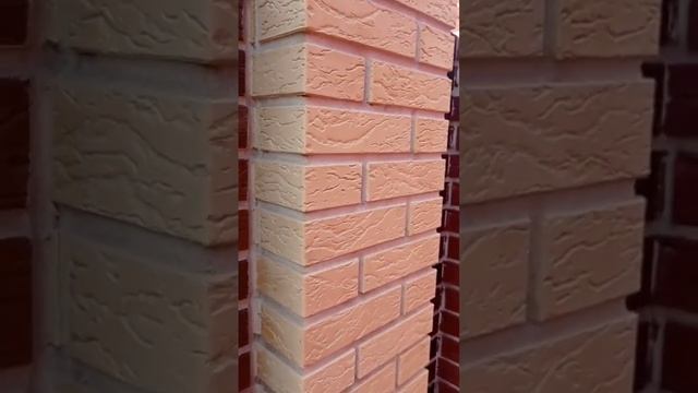 керамический кирпич на белом шве с накаткой рустик цвет слоновая кость#кирпичный базар#купить кирпи