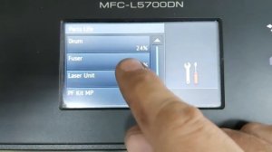 Reset drum counter on Brother MFC-L5500 / 5700 / 5750