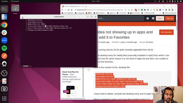 Create a desktop icon for Intellij IDEA Jetbrains in Ubuntu смотреть онлайн