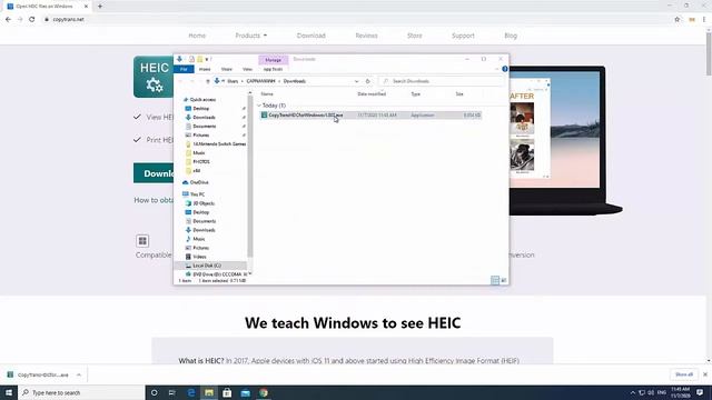 How to convert heic to jpg | Copytrans heic For windows 10/8/7 смотреть онлайн