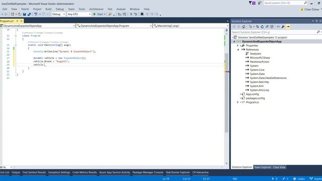C# ile JSON.NET - Dynamic & ExpandoObject смотреть онлайн
