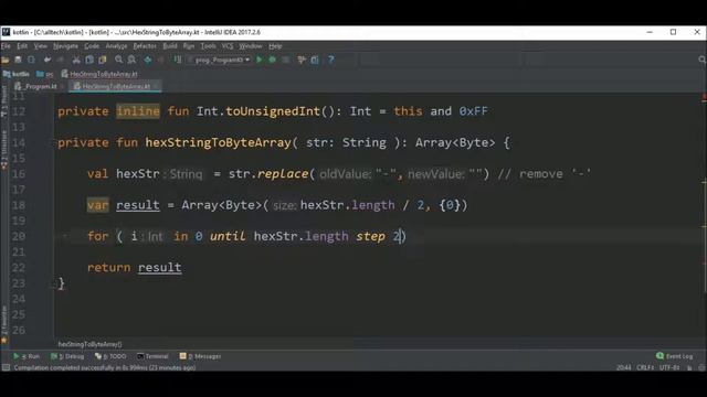 hexadecimal to binary in kotlin смотреть онлайн