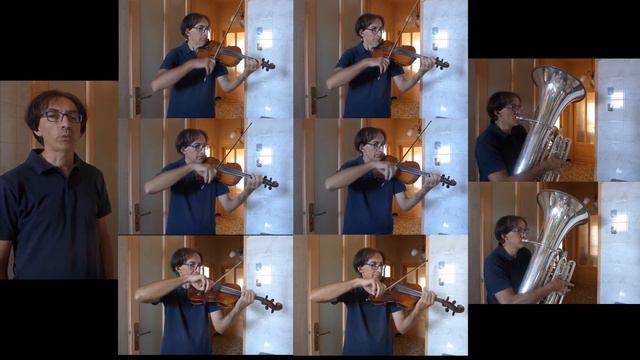 Haydn -Trumpet Concerto - for human voice imitating trumpet & orchestra – II mov. смотреть онлайн