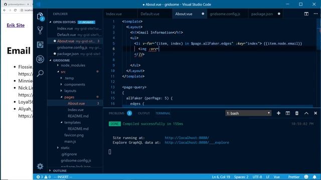 Gridsome Course: Learn Gatsby For Vue.js! смотреть онлайн