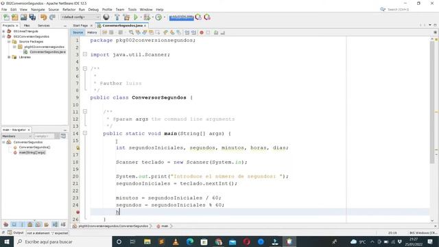 2. Ejercicios resueltos JAVA: conversor SEGUNDOS en días, horas, minutos y segundos смотреть онлайн