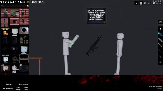 How to make people hold guns properly | People Playground смотреть онлайн