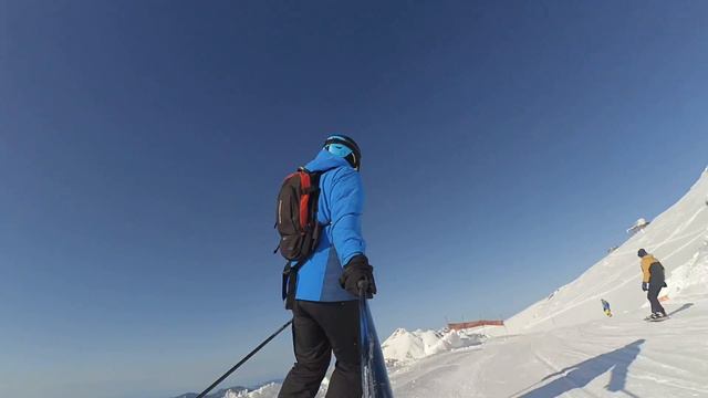 Роза Хутор. Южный склон. Фиалка. 24.12.2016 смотреть онлайн