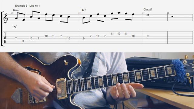 Best approach: Target notes on a II V I - Jazz Guitar Lesson смотреть онлайн