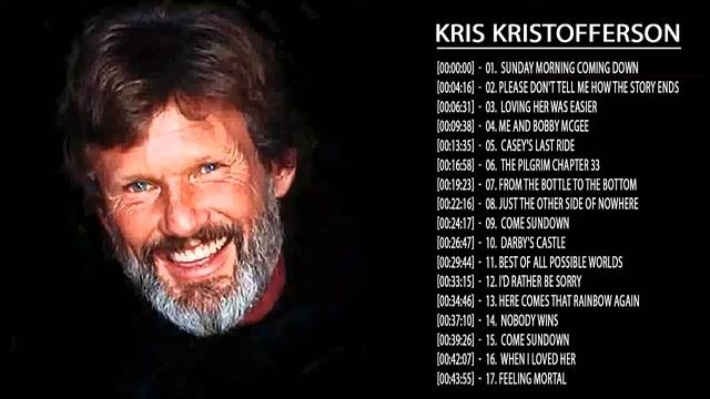 Kris Kristofferson Greatest Hits || Best Songs Of Kris Kristofferson