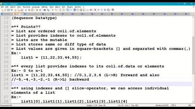 Python List Collection with Indexes || Python List Data Structure || Python Derived Datatype || #80 смотреть онлайн