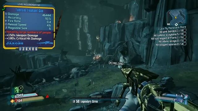 Borderlands 2: "Elephant Gun" Unique Weapon Guide (Sir Hammerlock's Big Game Hunt DLC) смотреть онлайн