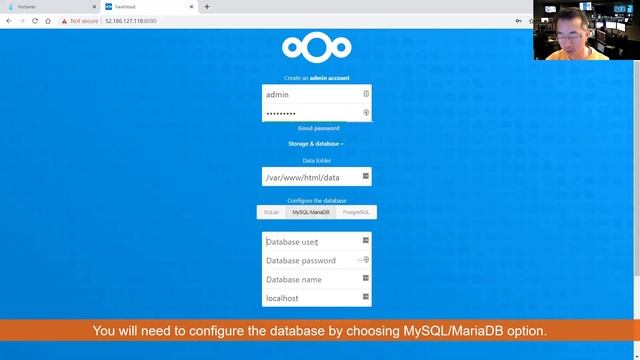 Use Portainer to Install NextCloud with MariaDB - 2 смотреть онлайн