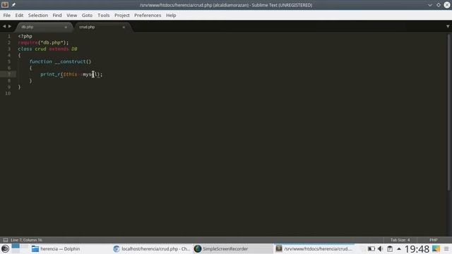 83 - Programación Orientada a Objetos: Herencia [PHP 7 - Español] смотреть онлайн
